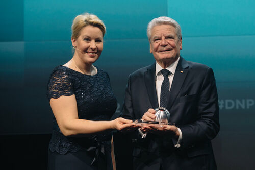 Joachim Gauck erhielt einen Ehrenpreis