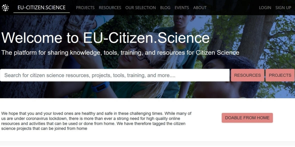 Europäische Plattform für Bürgerforschung online