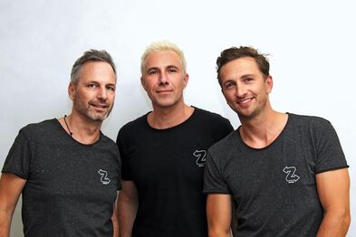 Das Zwopr-Gründerteam: Christian Ebert, Tassilo Ippenberger und  Bernhard Koller 