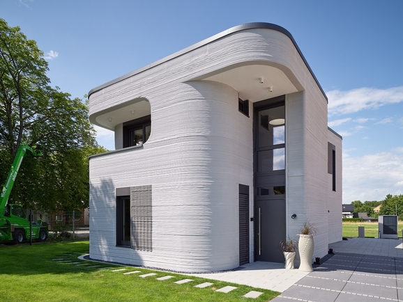Das erste gedruckte Haus Deutschlands – Außenansicht