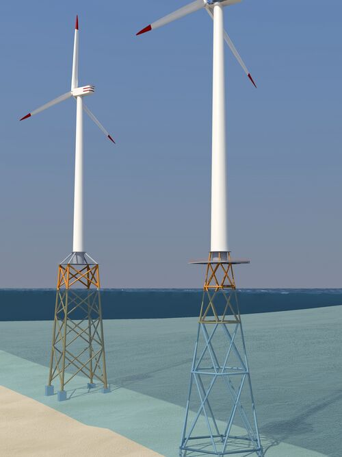 Durch Leichtbau lässt sich bei Windenergieanlagen viel CO2 einsparen.