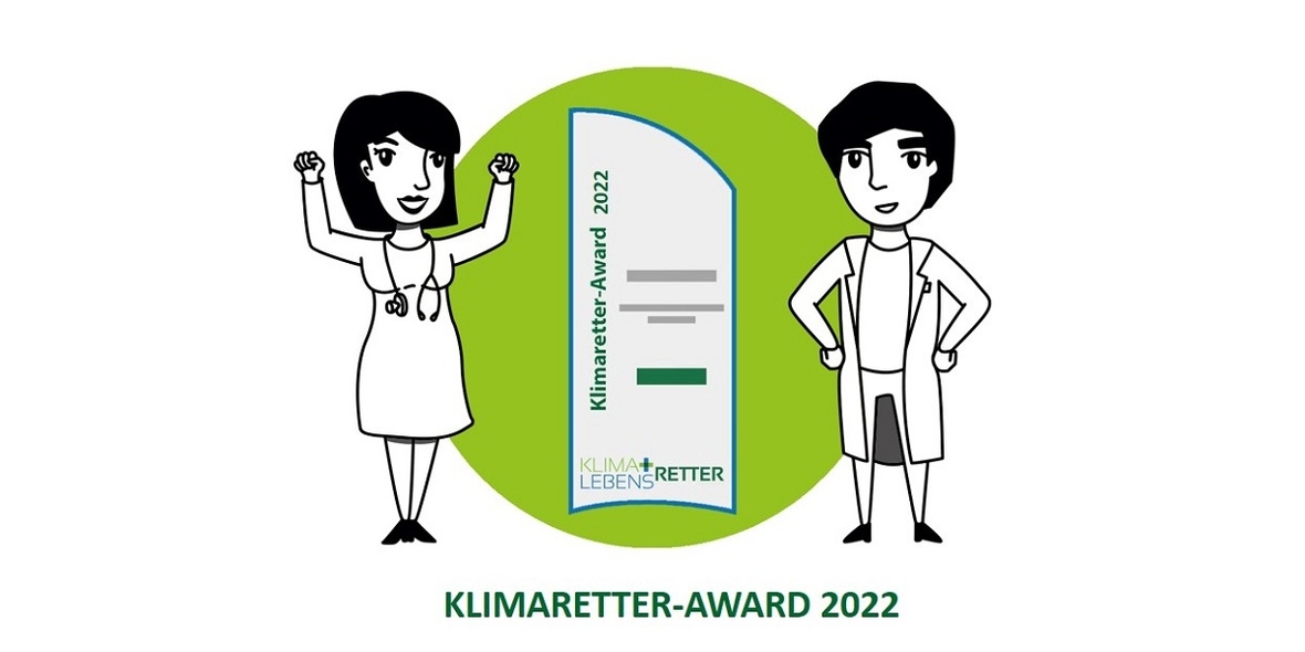 Klimaretter-Award 2022: Gesundheitswesen spart rund 500 Tonnen CO2 ein