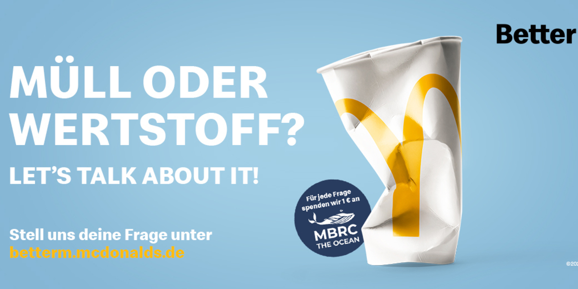 Umweltschutz: McDonald’s verbindet Dialogangebot mit besonderer Spendenaktion