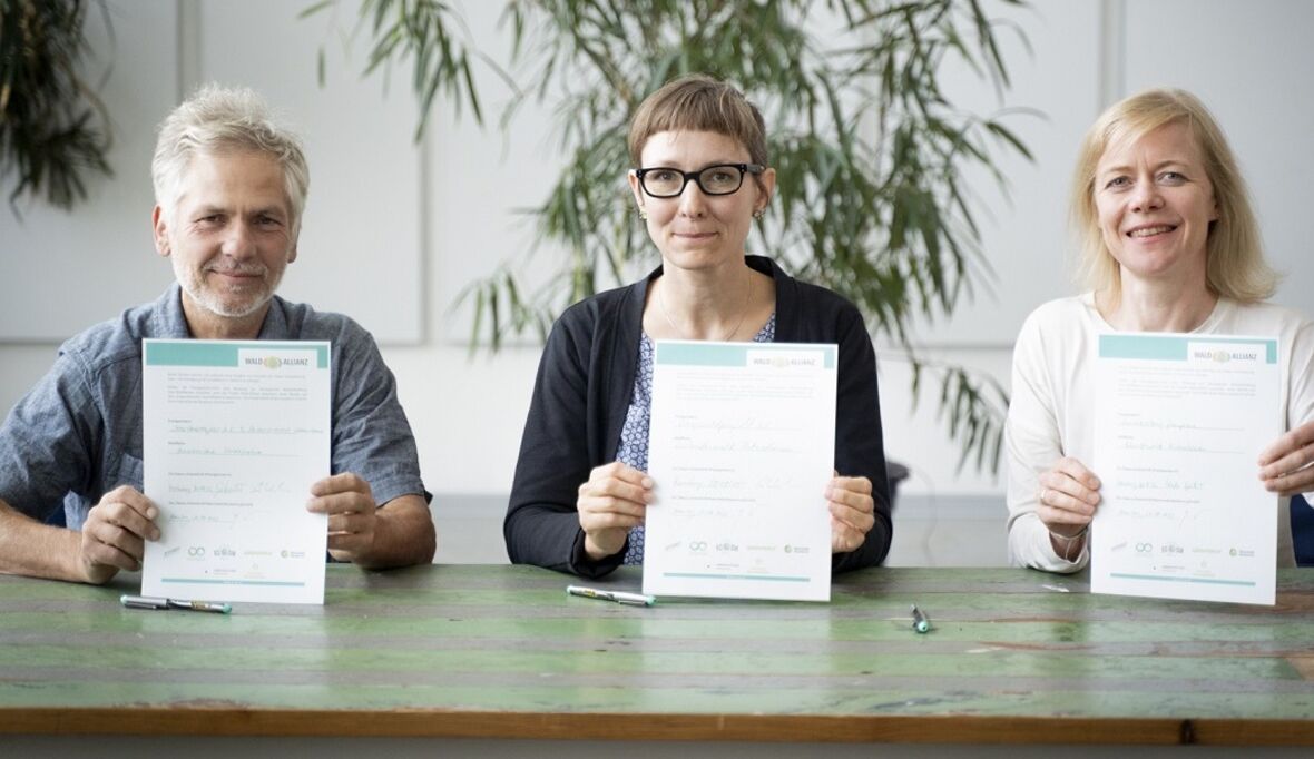 Zukunftswald Unterschönau ist neuer Partnerwald der Wald-Allianz