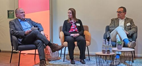 Bei der Paneldiskussion wurden Herausforderungen besprochen.