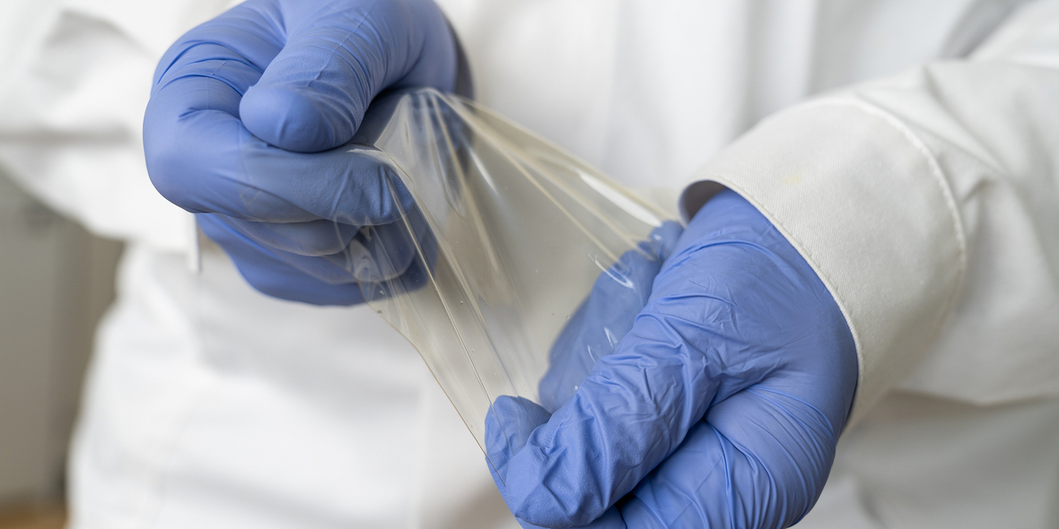 Folien und Beschichtungen aus chitinhaltigen Reststoffen