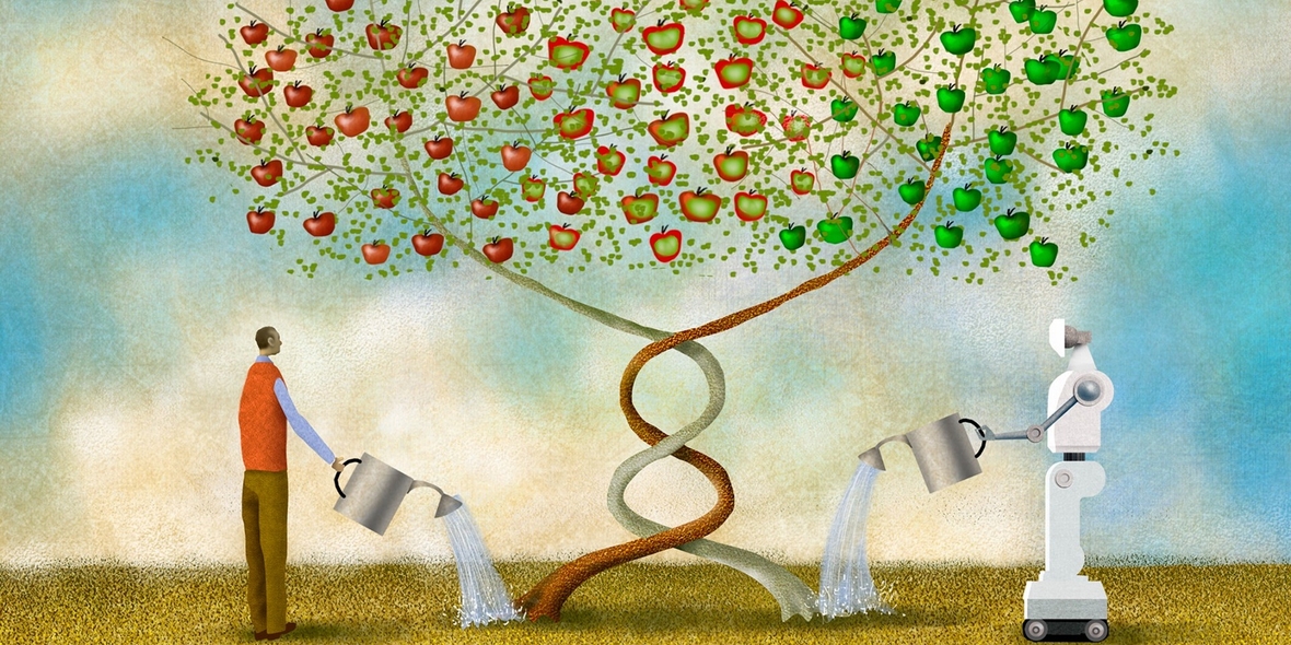 Zwischen Kooperation und Verschmelzung: Mensch und KI im evolutionären Wandel