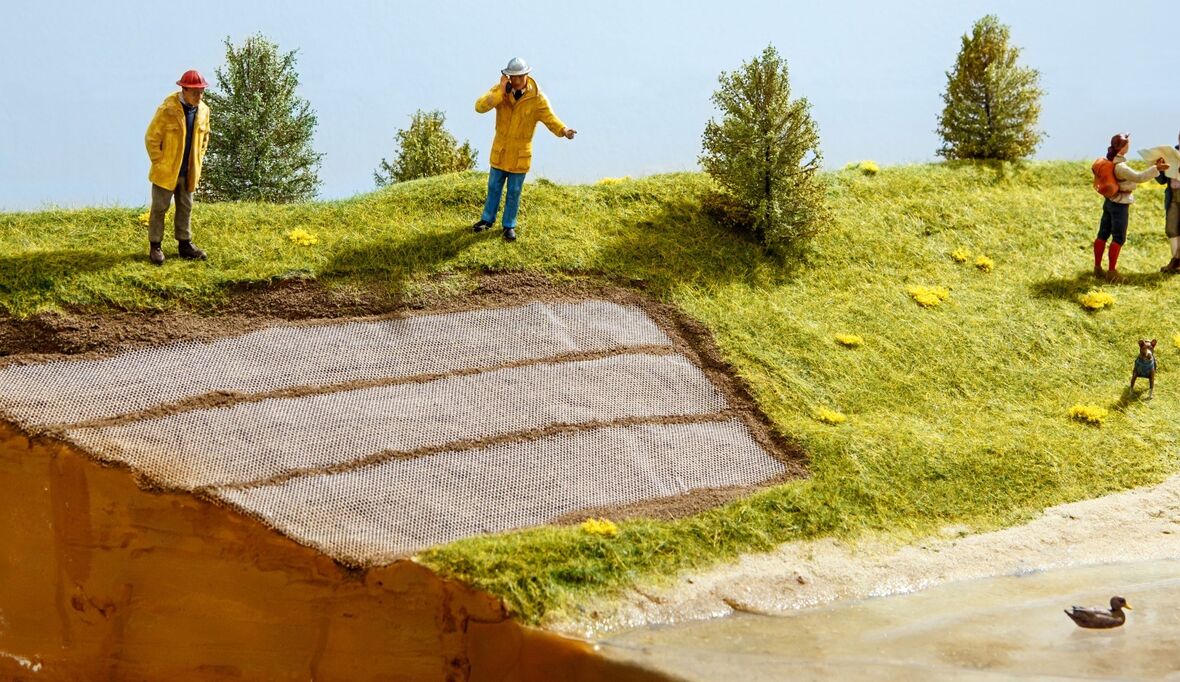Geokunststoffe und Dachbahnen aus Rezyklaten nachhaltig gestalten