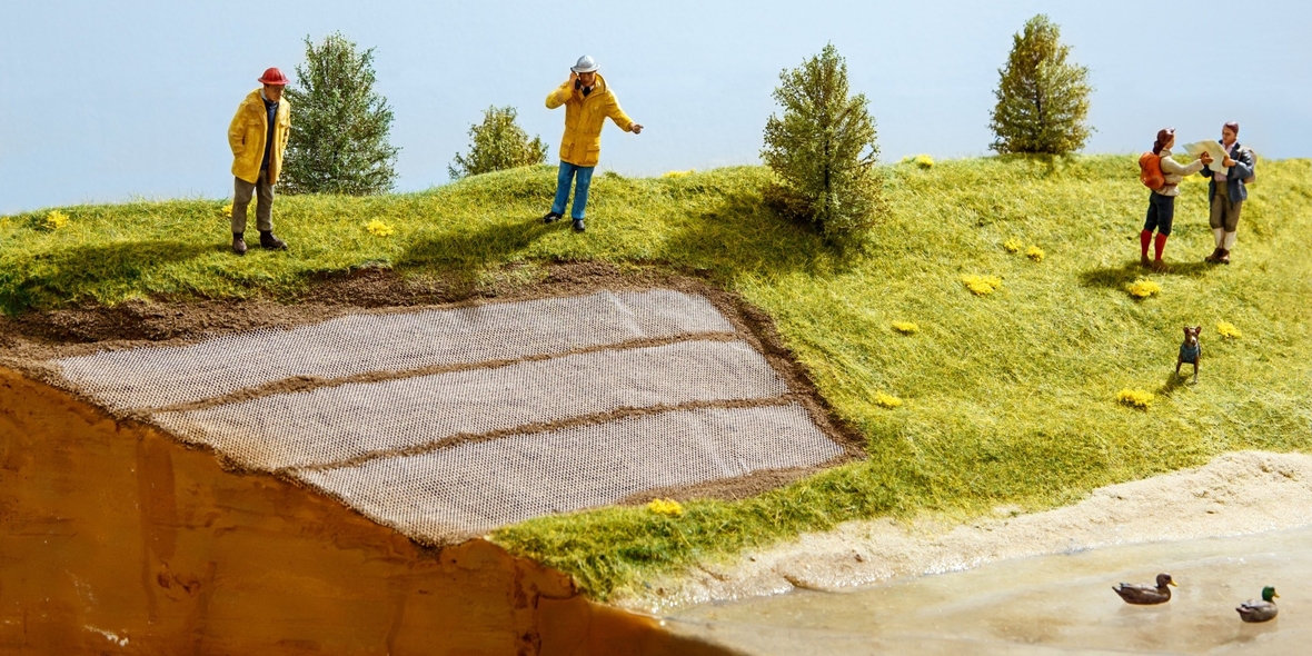 Geokunststoffe und Dachbahnen aus Rezyklaten nachhaltig gestalten