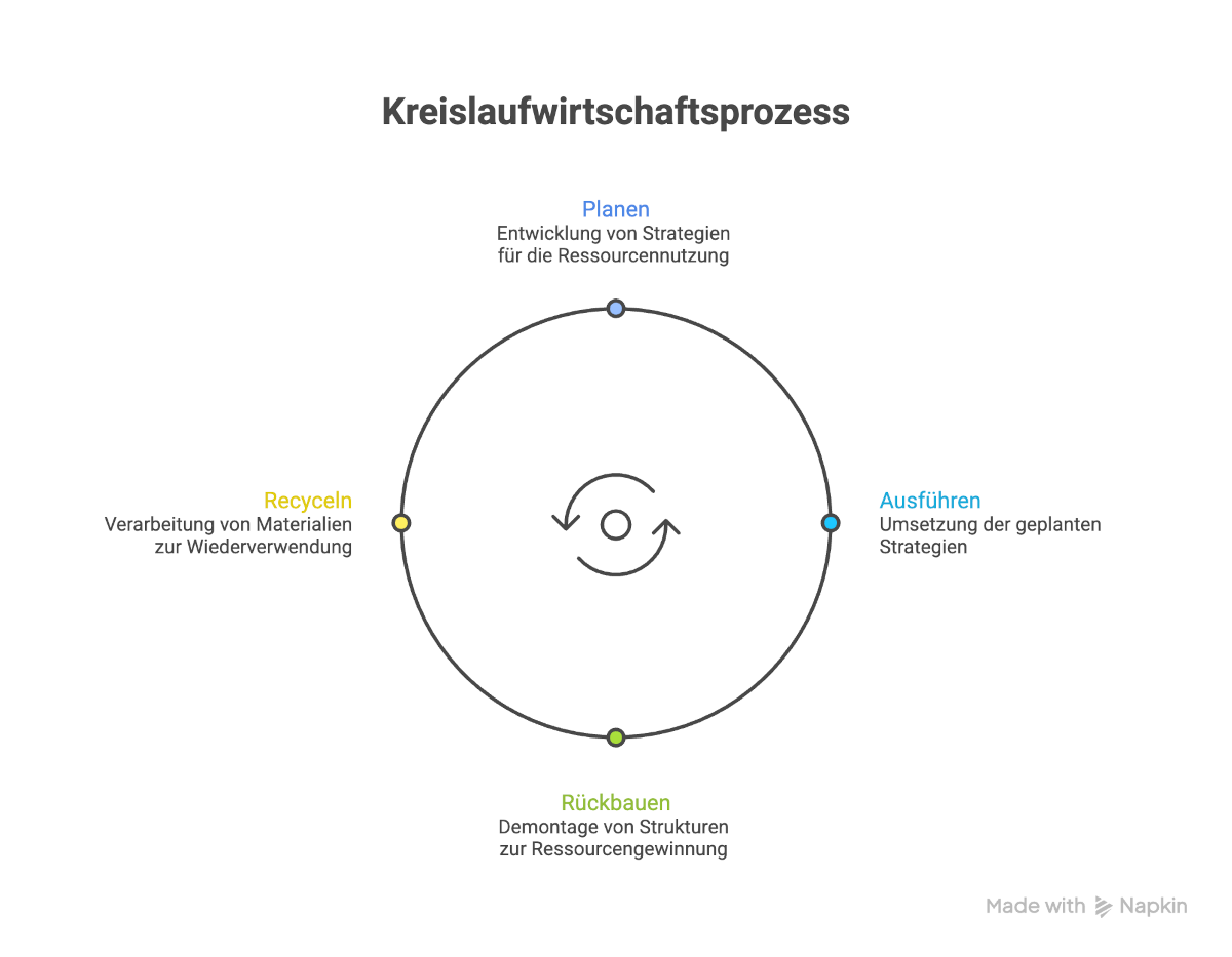 Kreislaufwirtschaftsprozess
