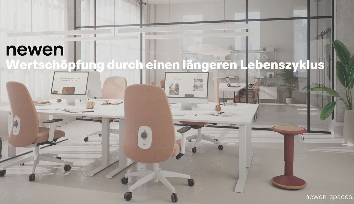 newen: Neue Plattform macht Kreislaufwirtschaft für Büromöbel planbar