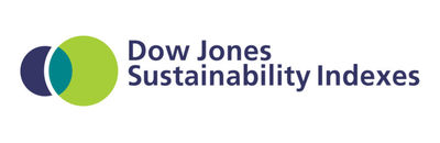 Logo Dow Jones Sustainability Indexes.