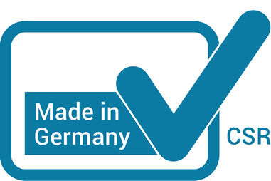 Das „Made in Germany CSR“-Label der privaten Initiative Deutschlandsiegel kennzeichnet seit Mai 2016 nachhaltig in Deutschland hergestellte Produkte.
