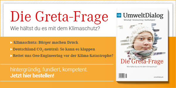 Banner UD-Magazin Mai 2019 Die Greta-Frage