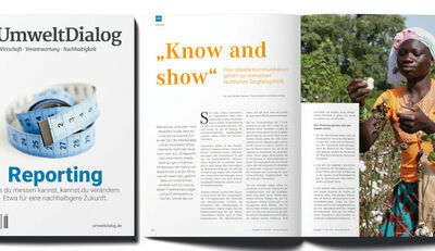 UmweltDialog-Magazin zu Nachhaltigkeits-Reporting erschienen