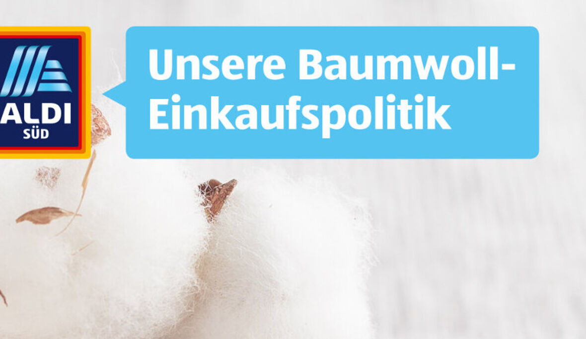 ALDI unterstützt nachhaltigen Baumwoll-Anbau