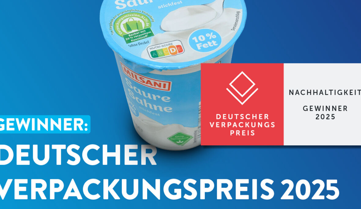 MILSANI Saure-Sahne-Becher gewinnt Deutschen Verpackungspreis 2025