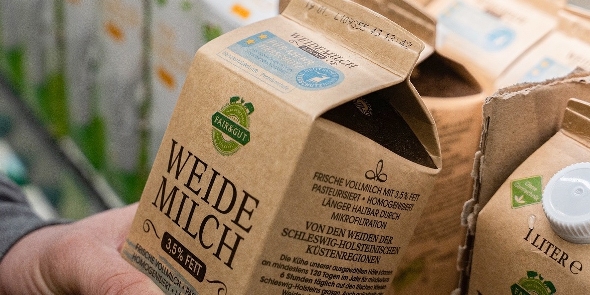 ALDI stellt Trinkmilch vollständig auf höhere Haltungsformen um