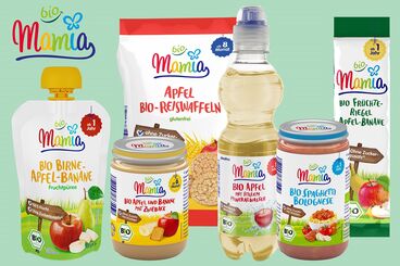 Mit der neuen Eigenmarke „Mamia bio“ bietet ALDI SÜD zum Jahresbeginn ein exklusives Sortiment an hochwertigen, bio-zertifizierten Lebensmitteln im Bereich der Babynahrung an. 