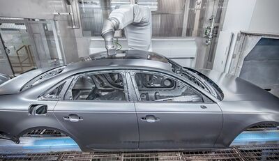 Audi bringt „Oversprayfreies Lackieren“ in Serie