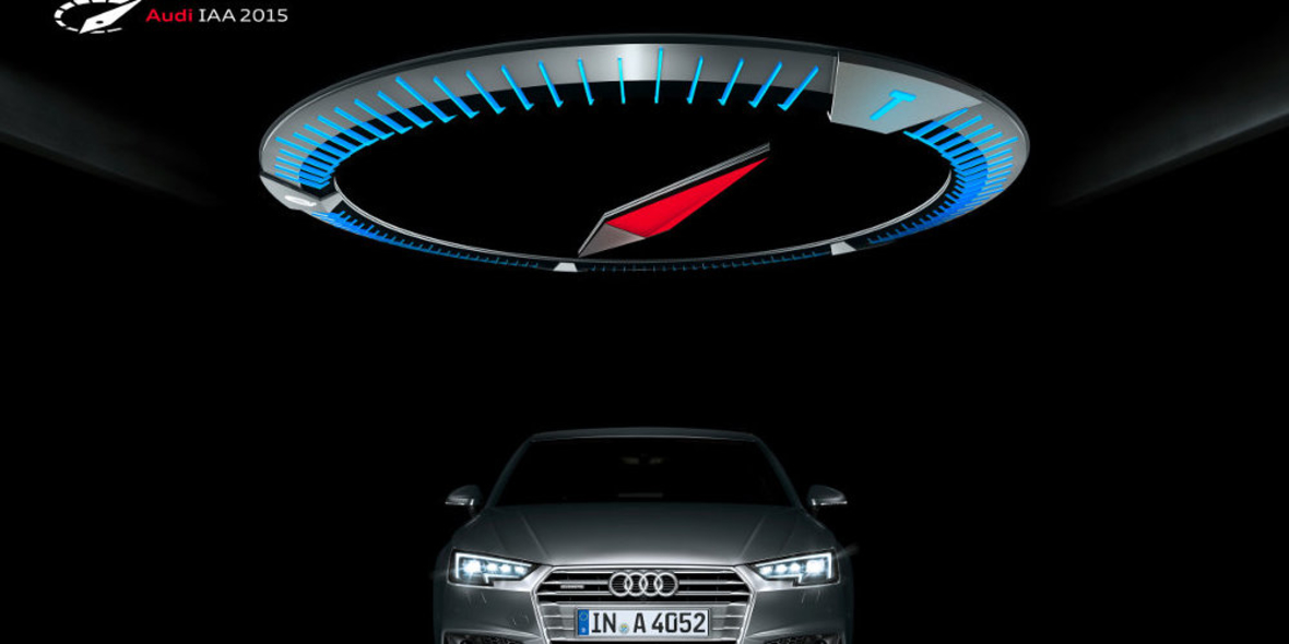Audi auf der IAA 2015: Vier gewinnt