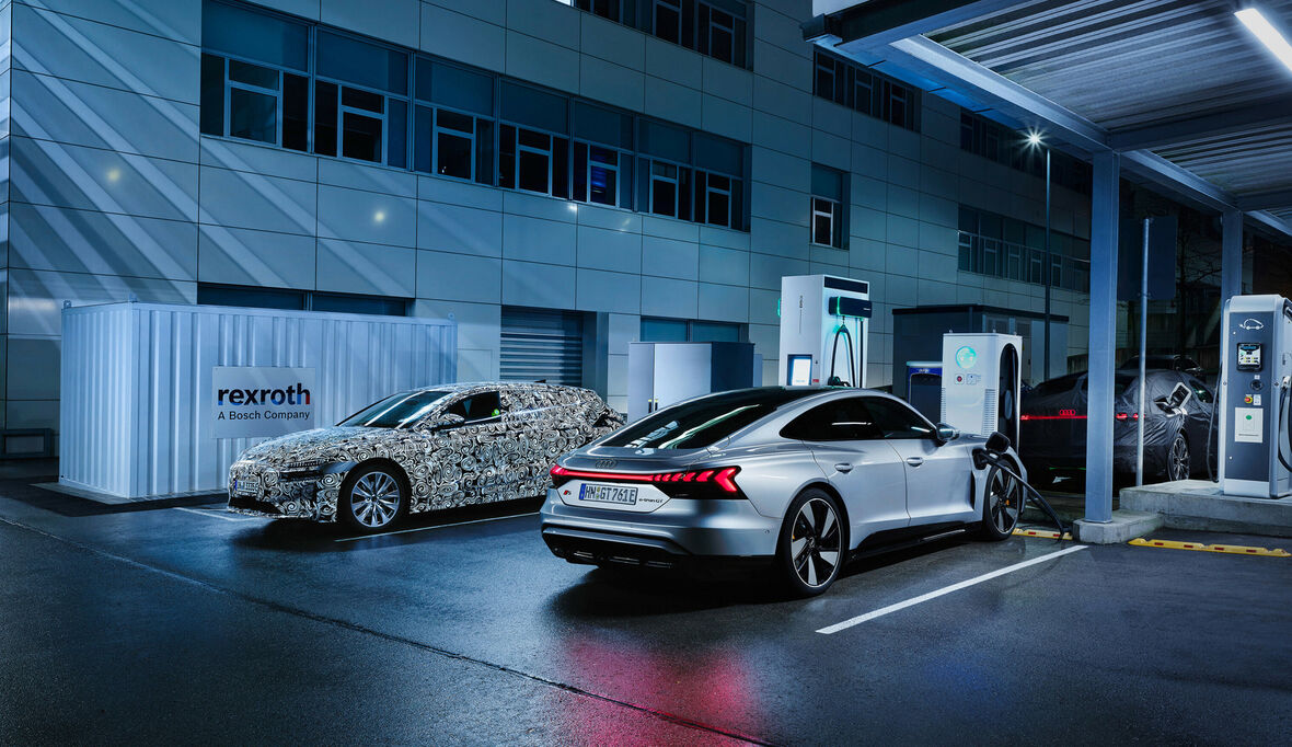 Audi testet Laden von Elektroautos in Stromnetzen aus aller Welt