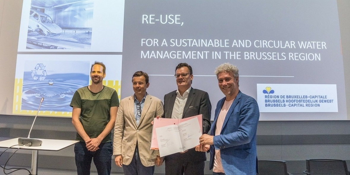 Wasser-Recycling bei Audi Brussels 