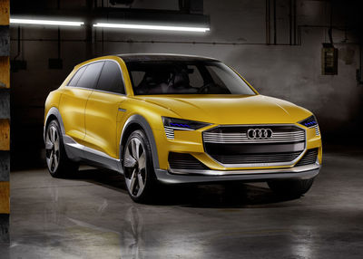 Der Audi h-tron quattro concept zeigt das große Potenzial der Brennstoffzellentechnologie.