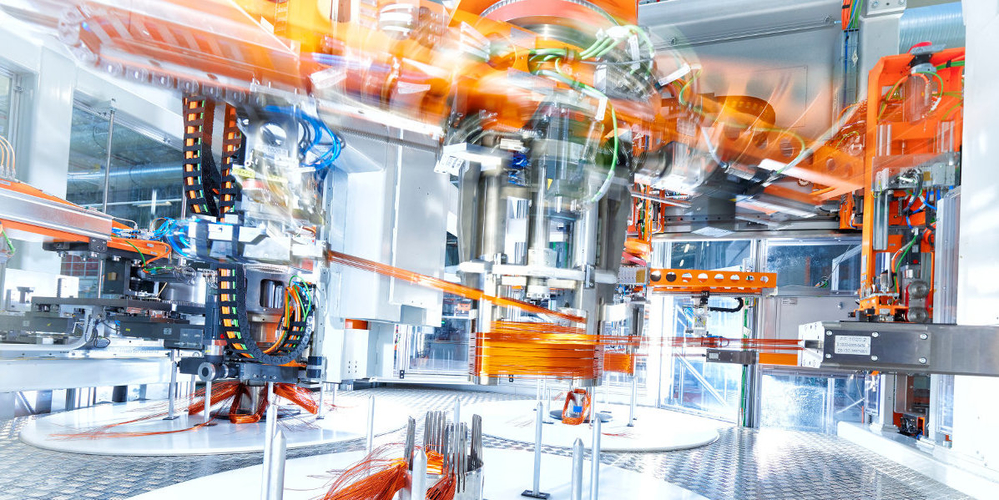 Wickel- und Einziehzentrum