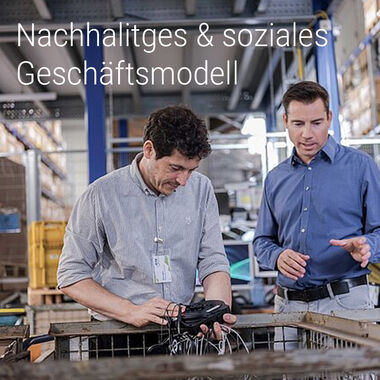 Blickpunkt AfB auf UmweltDialog: Nachhalitges und soziales Geschäftsmodell