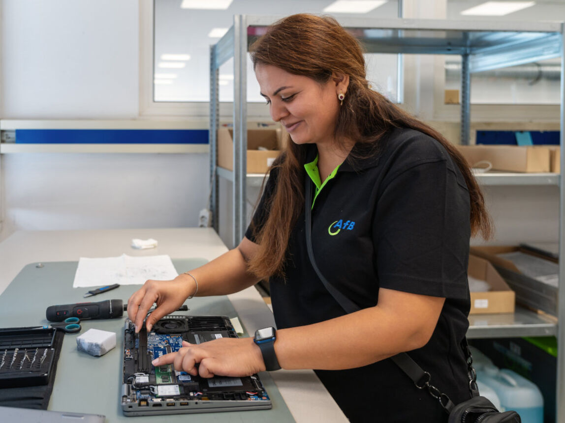 Professionelle Wiederaufbereitung.