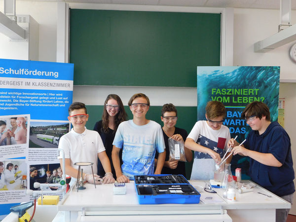 Die Schüler des Kant-Gymnasiums in Weil am Rhein werden von der Bayer Foundation unterstützt