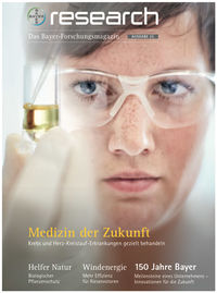 Hilfe für Schüler aber auch Lehrer verspricht das Bayer-Forschungsmagazin „research“. Foto:  Bayer