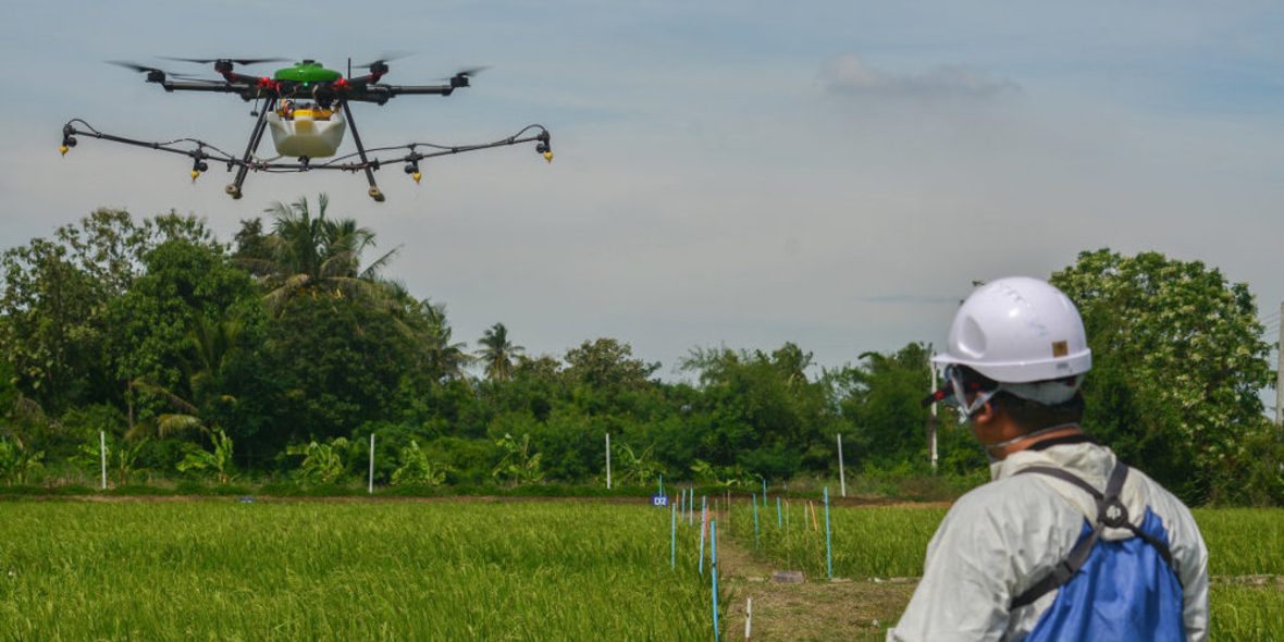 Moderne Technologien für den Reisanbau