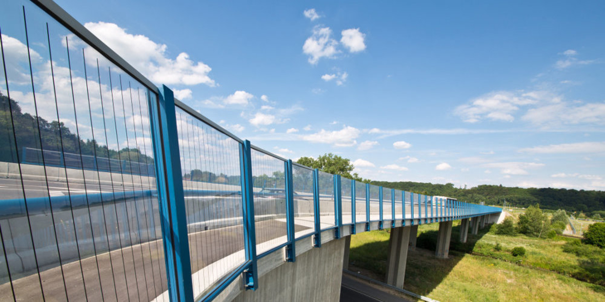 Transparenter Lärmschutz für Mensch und Tier