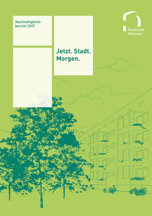 Cover Nachhaltigkeitsbericht 2017 der Deutsche Wohnen SE