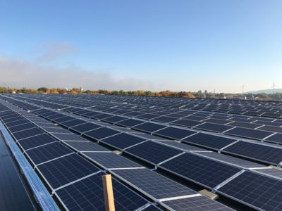 Der Energiebedarf für den Großmarkt wird über die eigene Photovoltaikanlage generiert.