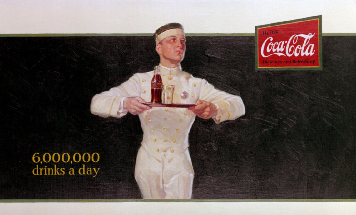 Plakatwerbung aus dem Jahr 1925.