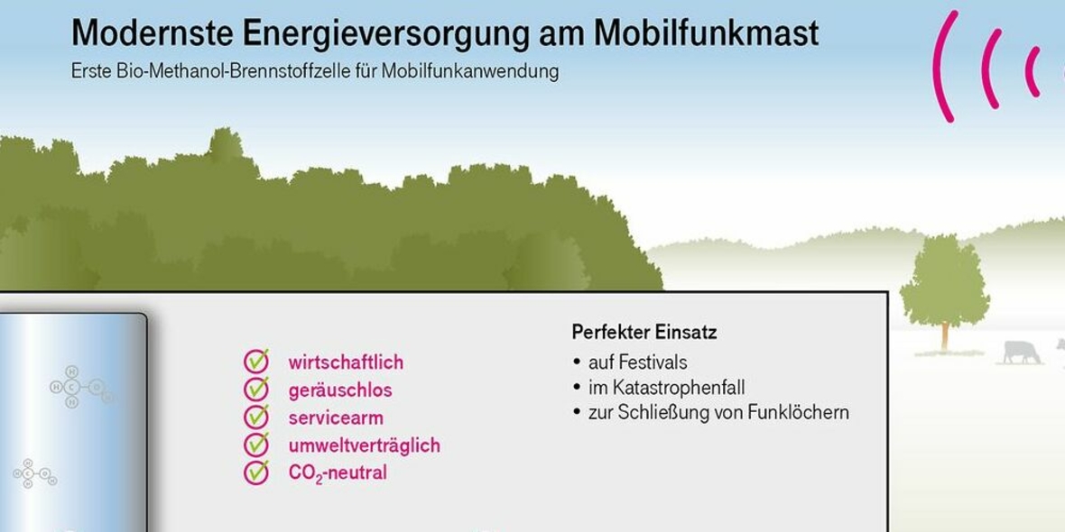 Mit klimaneutralem Mobilfunk-Standort gegen Funklöcher