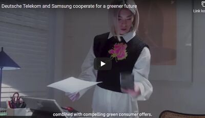 Telekom und Samsung kooperieren für eine grünere Zukunft 