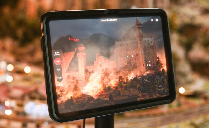 Telekom und Miniatur Wunderland machen Klimawandel sichtbar