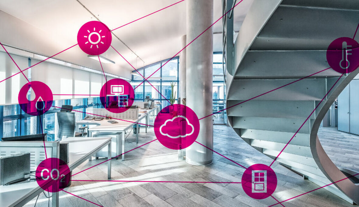 Smartes Raumklima bei der Telekom