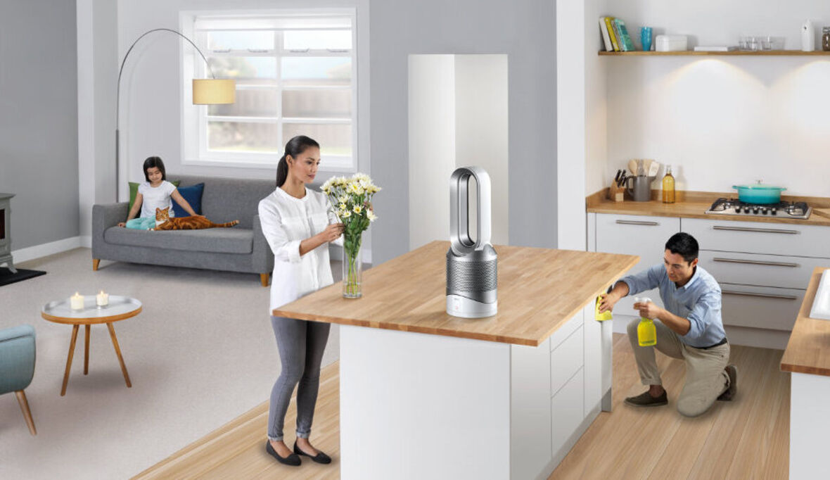 Neue Dyson-Technologien für saubere Luft