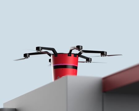Rainpiper-Drohne während des Startmanövers
