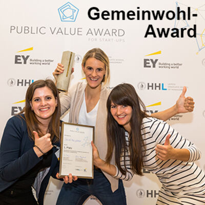 Der erste Platz des EY Public Value Award 2017 geht an Social Bee.