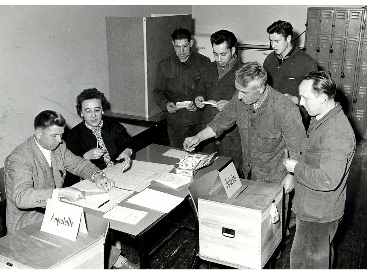 Chemische Werke Hüls Marl Betriebsratswahlen März 1959