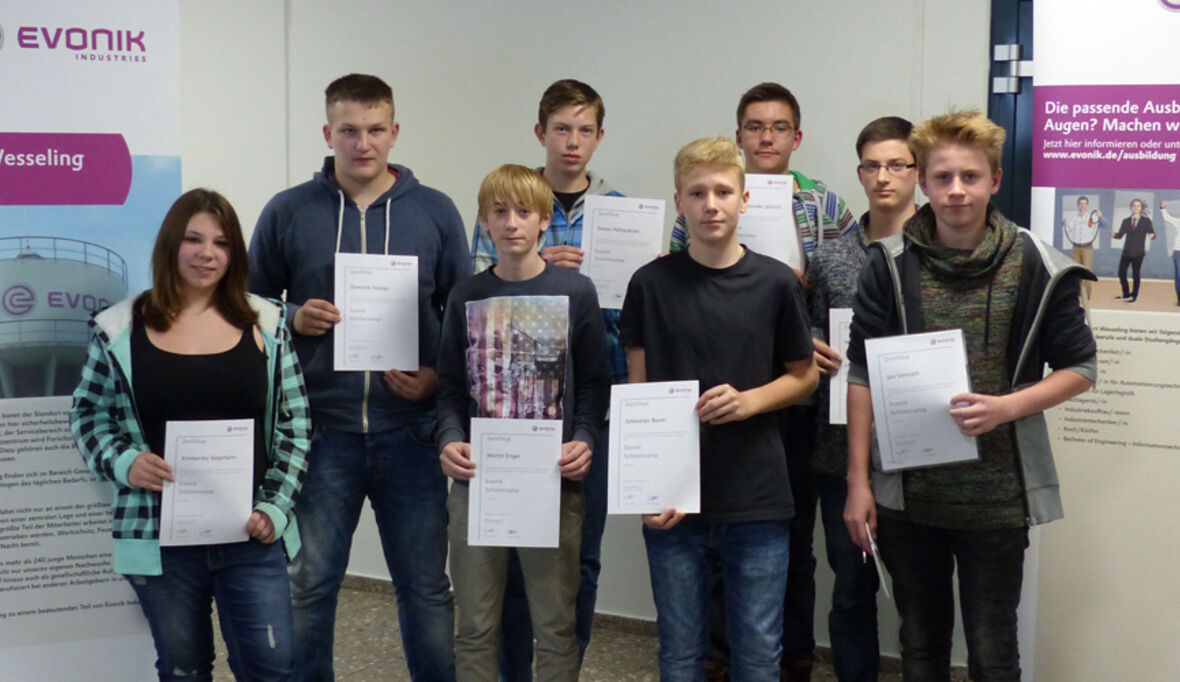 Evonik Schülercamp geht in die nächste Runde