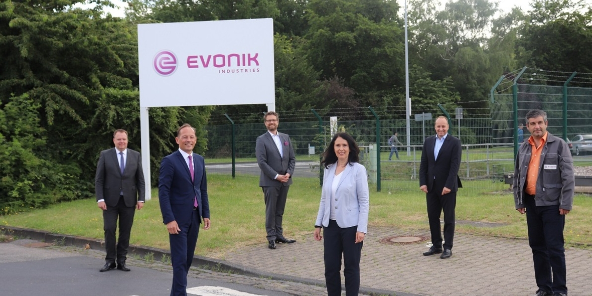 Innovationsprojekte für bessere Nachhaltigkeit bei Evonik in Lülsdorf 