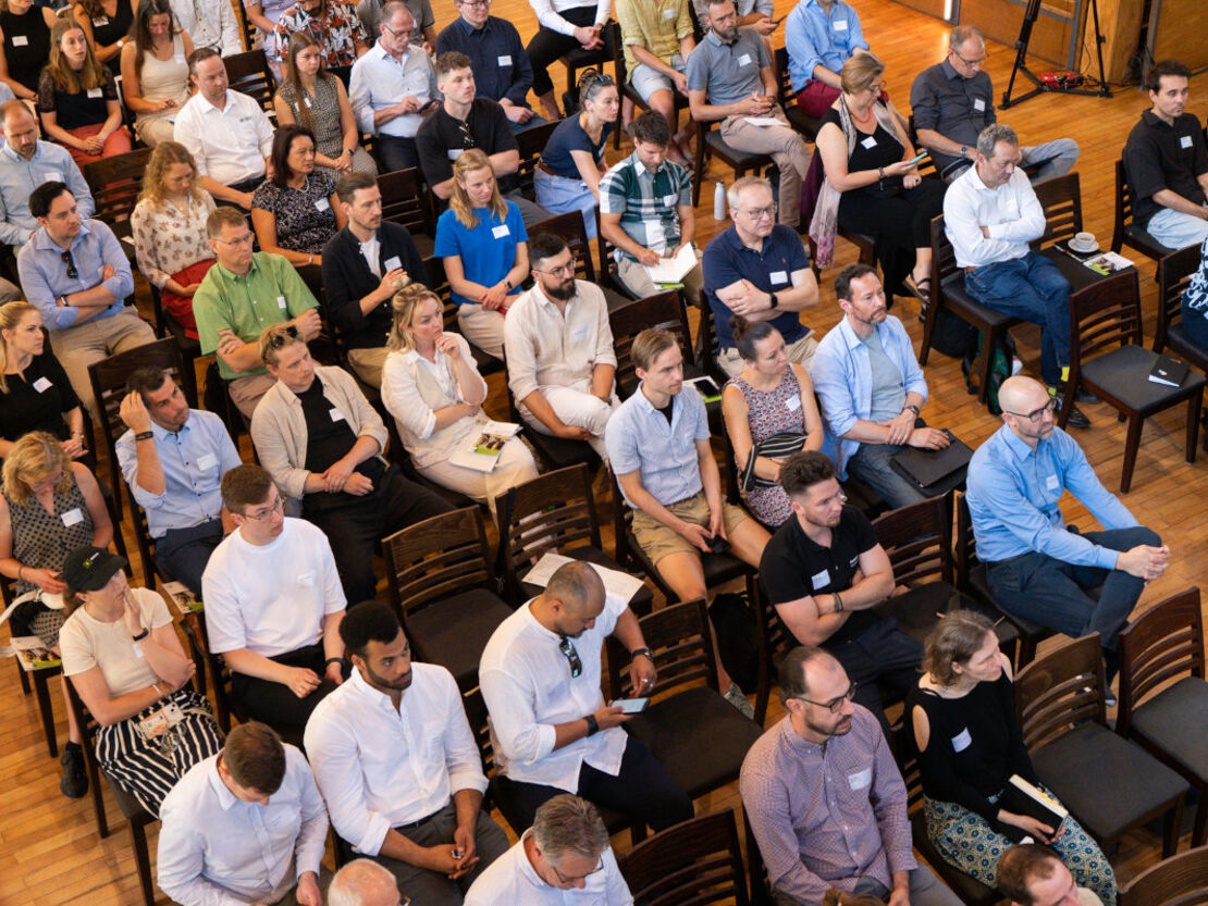 Ein interessiertes Publikum.