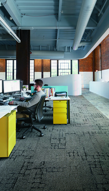 Biophilie Designelemente wurden in den Büros der 2010er immer häufiger eingesetzt.